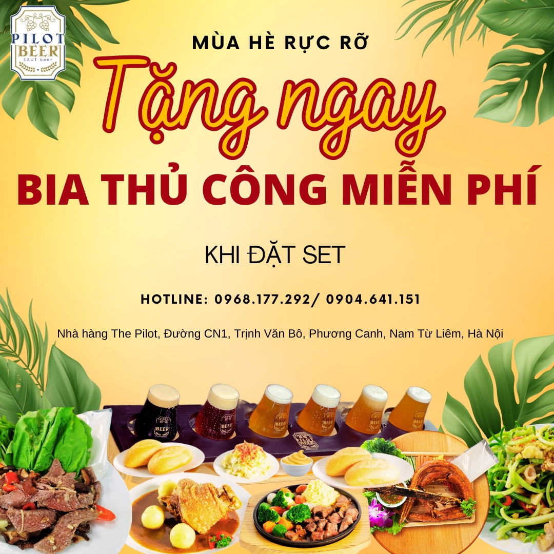 Tặng bia thủ công miễn phí